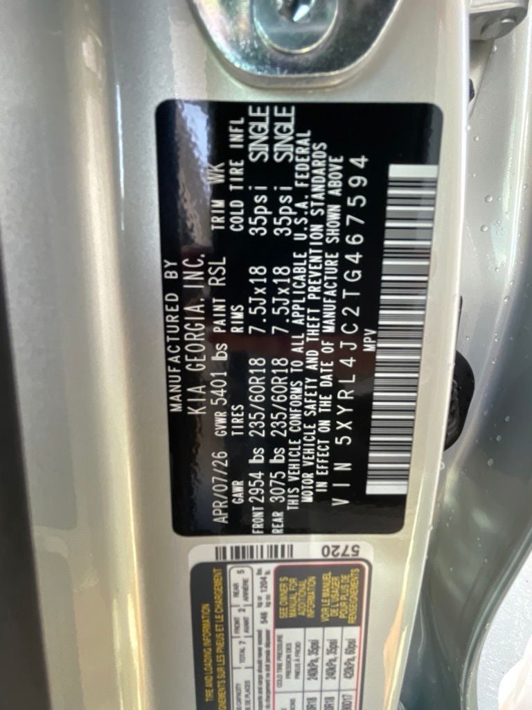 2026 Kia Sorento S