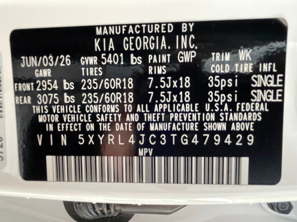 2026 Kia Sorento S