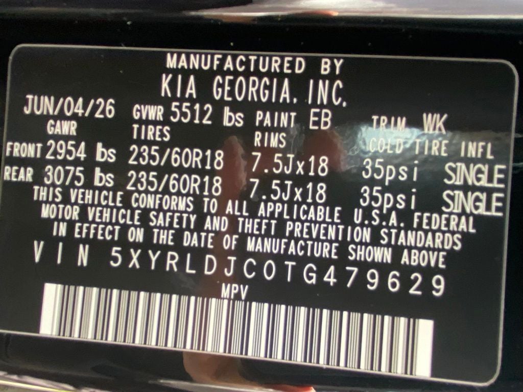 2026 Kia Sorento S