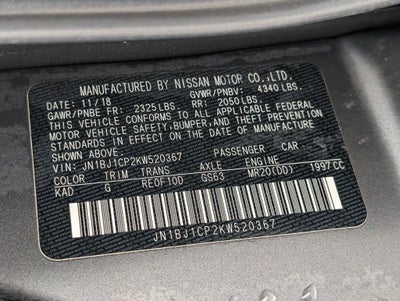 2019 Nissan Rogue Sport S CLEAN CARFAX