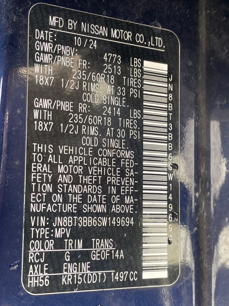 2025 Nissan Rogue SV ONE OWNER / CLEAN CARFAX