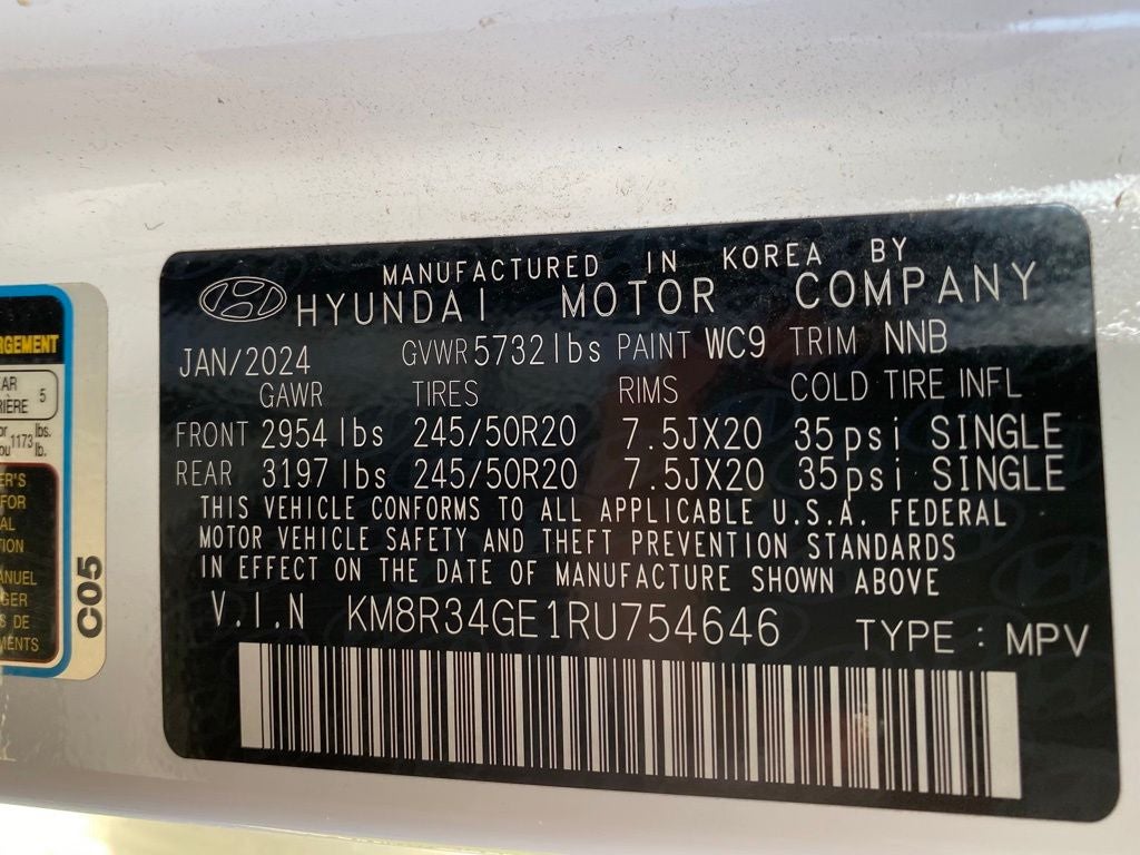 2024 Hyundai Palisade XRT NAV / SUNROOF / HEATED SEATS
