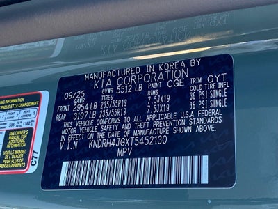 2026 Kia Sorento Hybrid EX