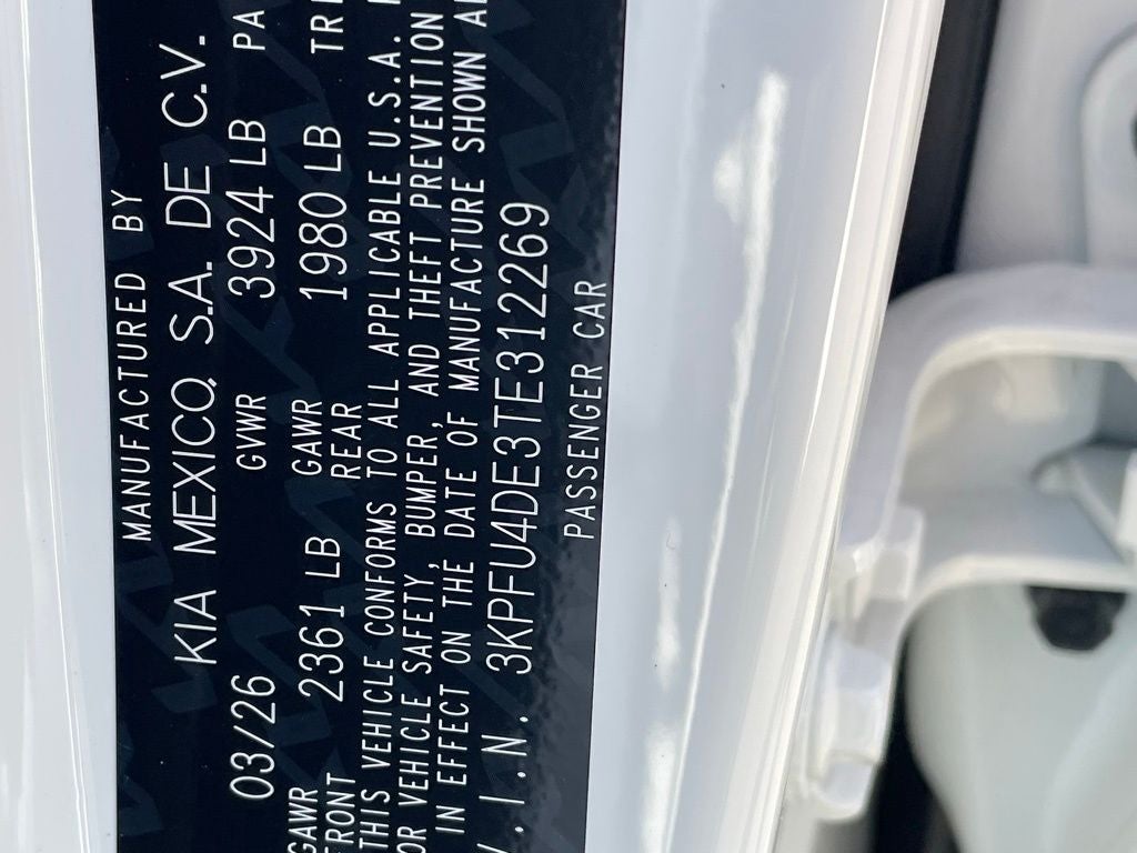 2026 Kia K4 EX