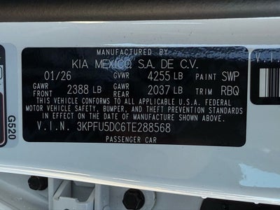 2026 Kia K4 GT-Line Turbo