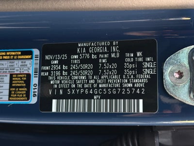 2025 Kia Telluride S