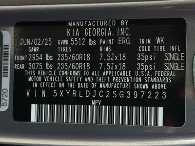 2025 Kia Sorento S