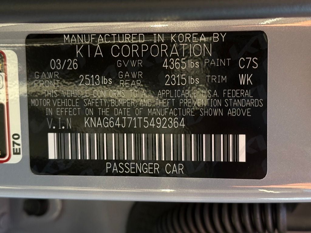 2026 Kia K5 GT-Line