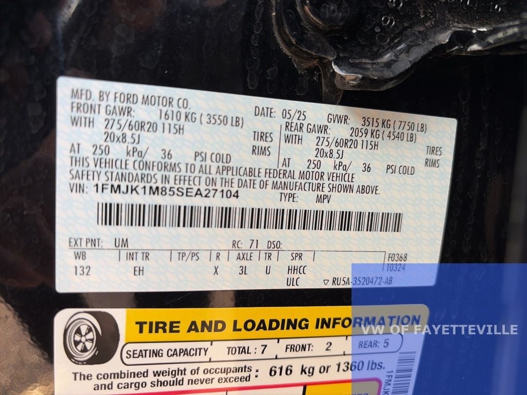 2025 Ford Expedition Max Platinum CLEAN 1-OWNER CARFAX