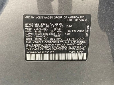 2025 Volkswagen Atlas 2.0T SE w/Technology