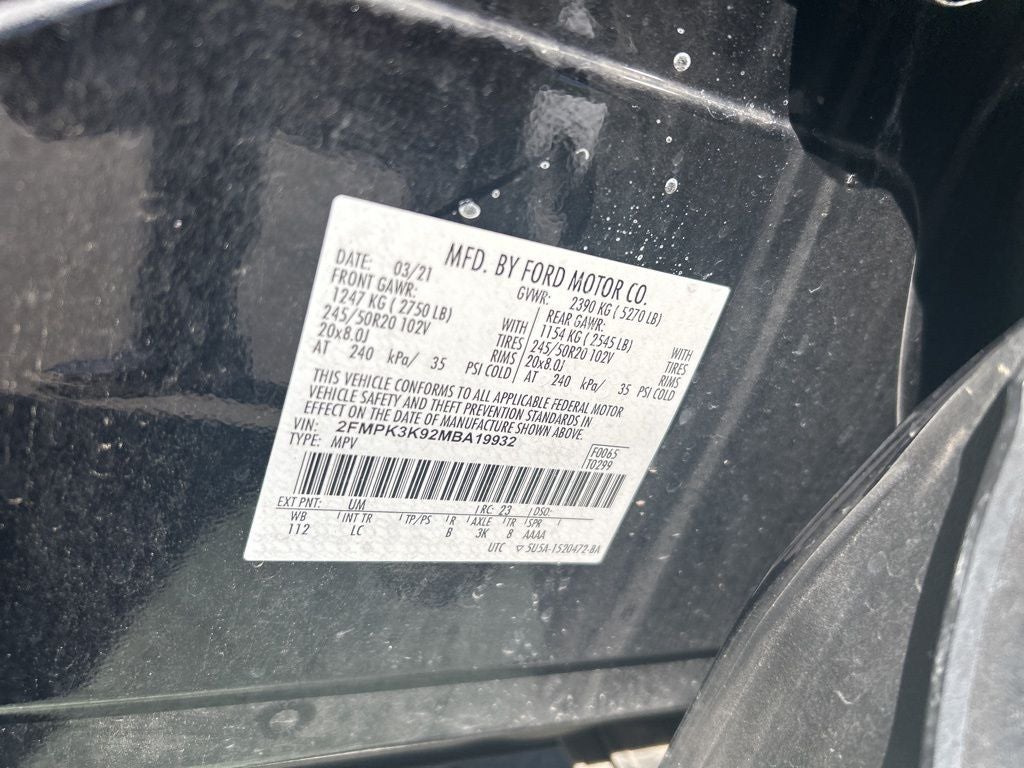 2021 Ford Edge Titanium 1-OWNER CLEAN CARFAX