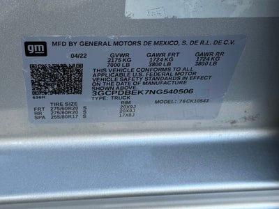 2022 Chevrolet Silverado 1500 Custom