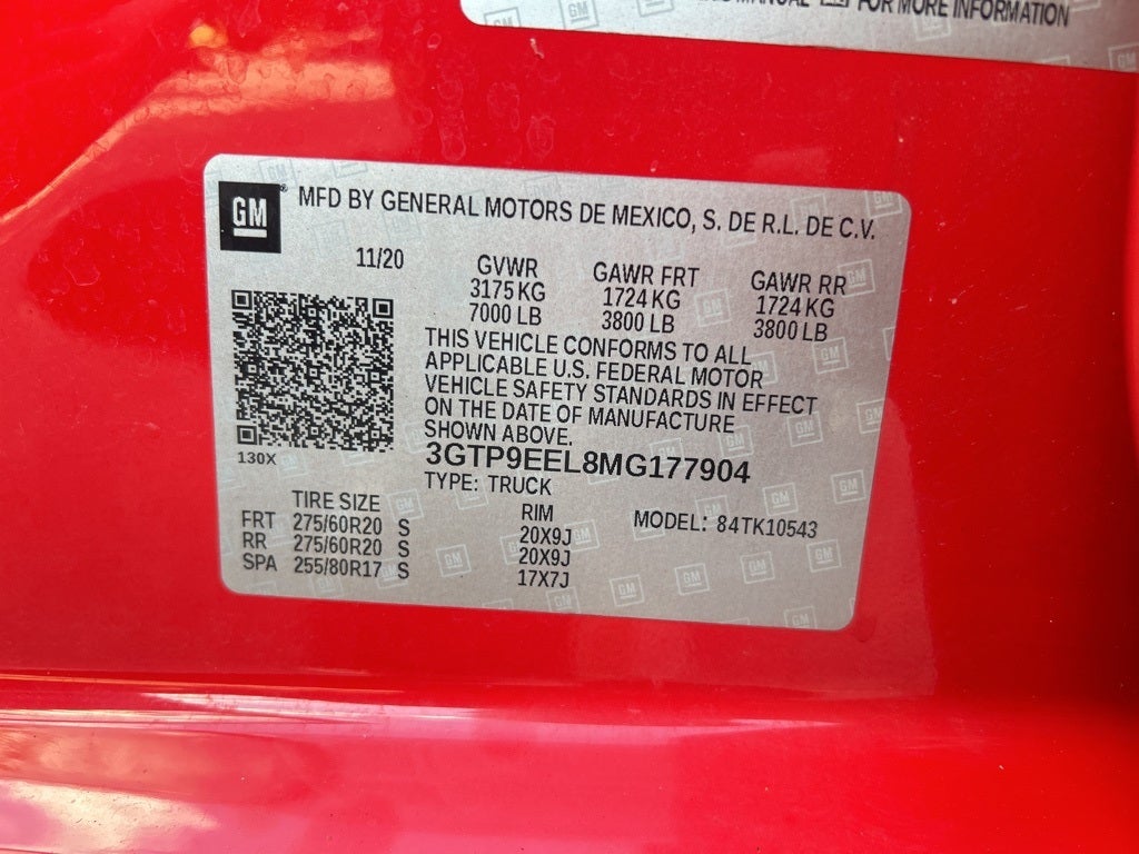 2021 GMC Sierra 1500 AT4