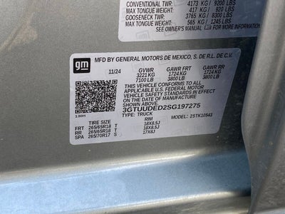 2025 GMC Sierra 1500 SLT