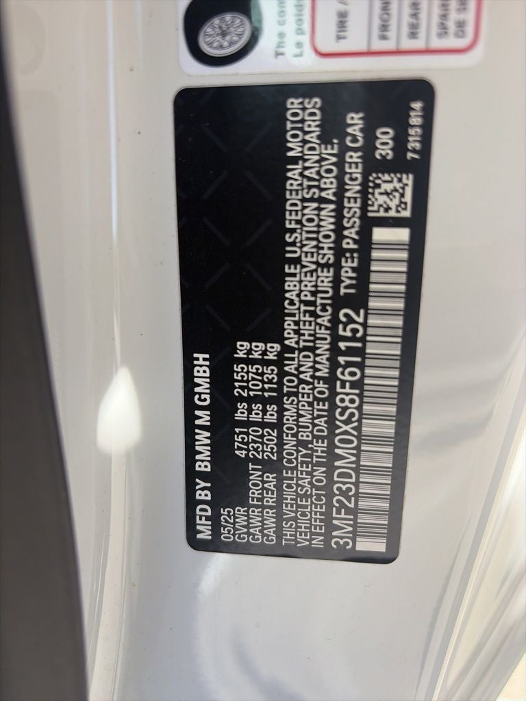 2025 BMW M2 Base