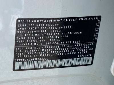 2019 Volkswagen Tiguan 2.0T SEL 4Motion