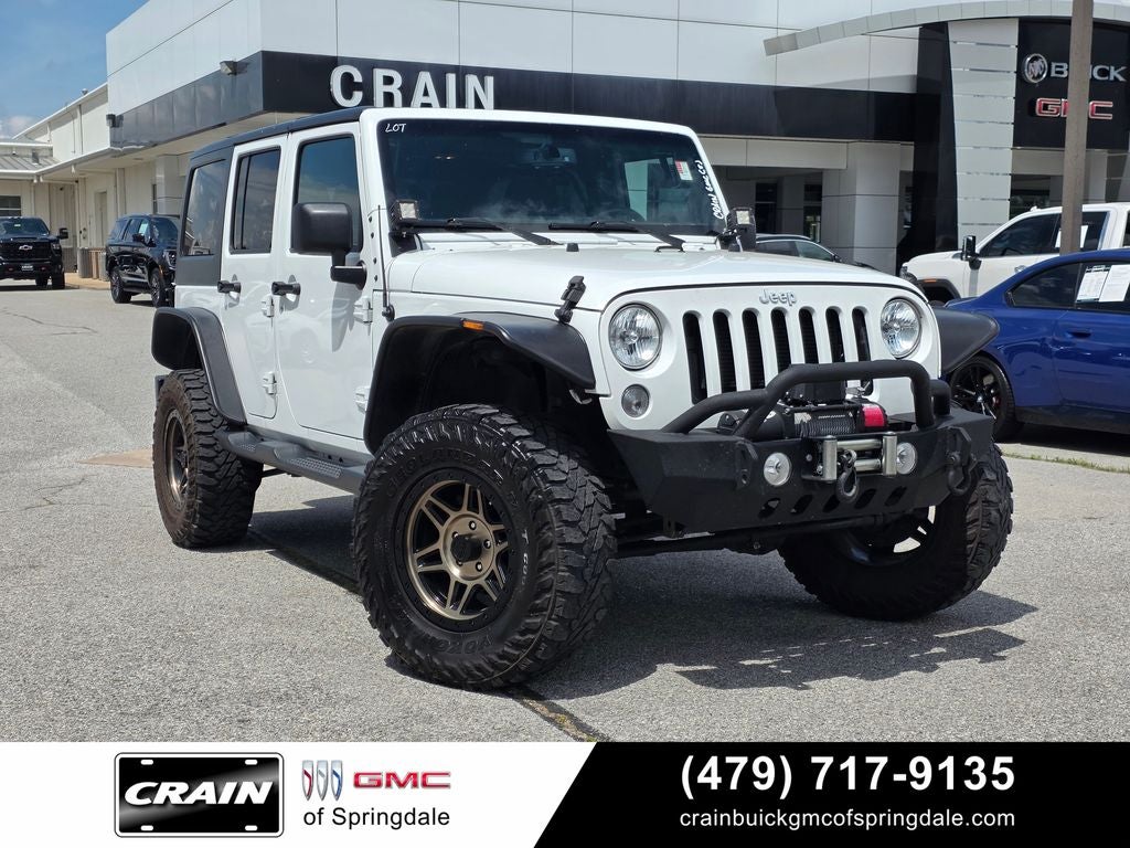 2017 Jeep Wrangler Unlimited Sport LIFTED AFTERMARKET WHEELS WINCH