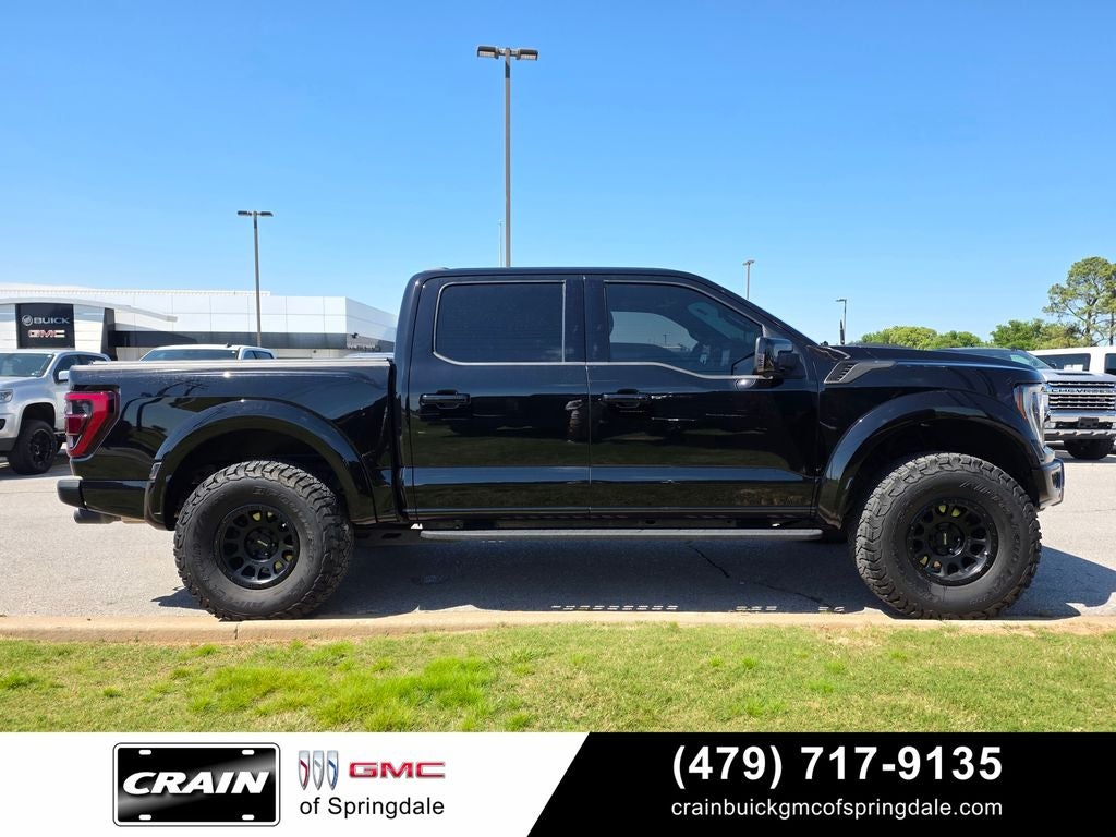 2023 Ford F-150 Raptor TWIN PANEL ROOF GRAFICS DELETED BEAD LOCK WHEELS