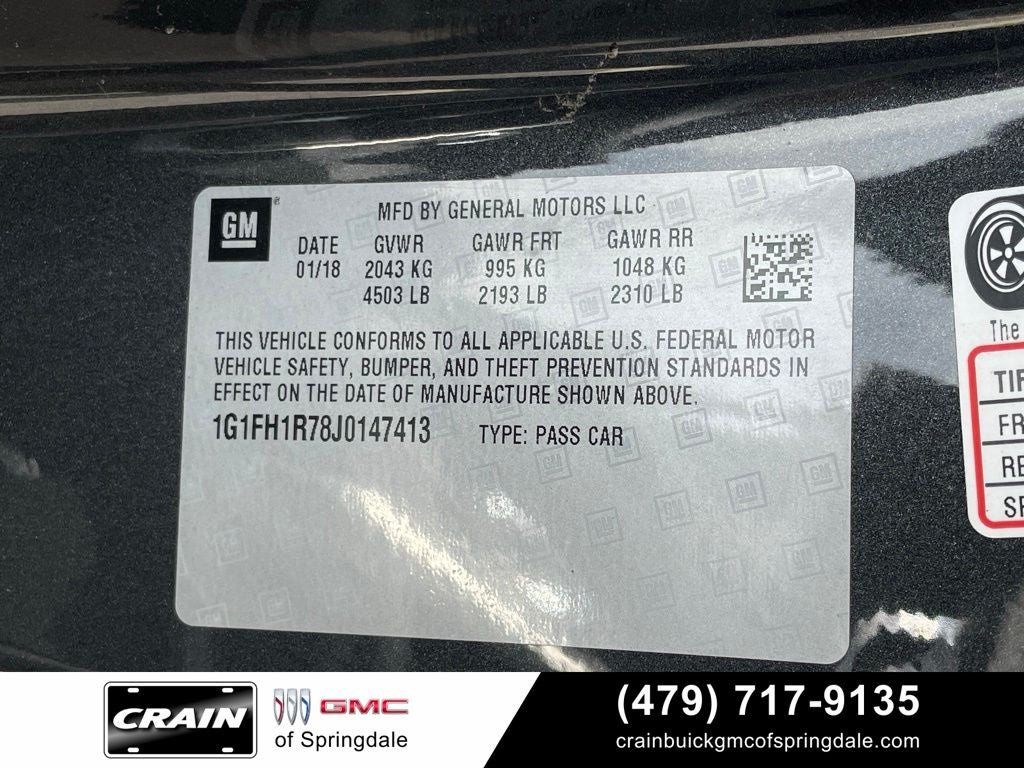 2018 Chevrolet Camaro SS 2SS