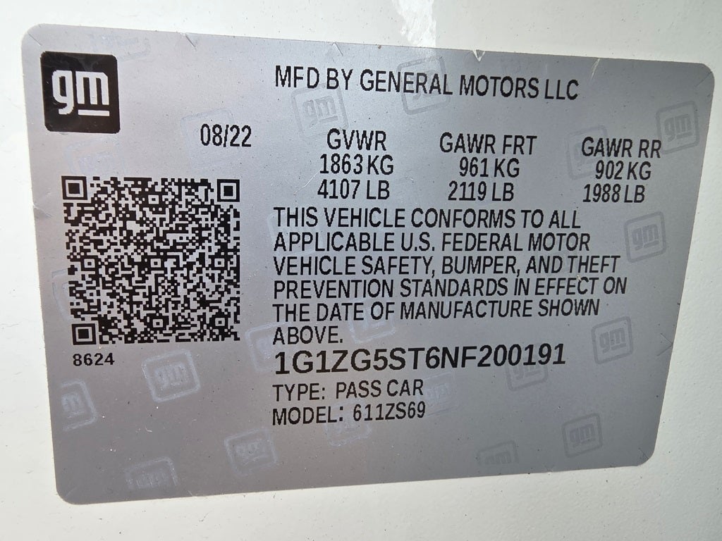 2022 Chevrolet Malibu RS