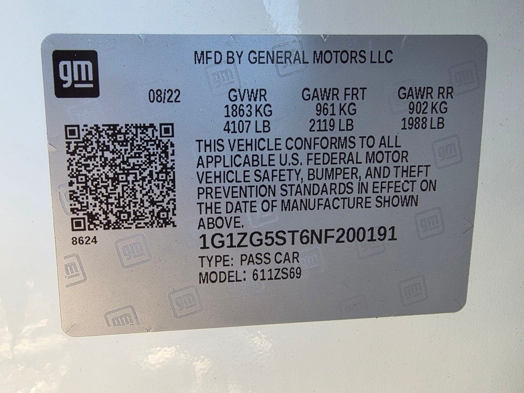 2022 Chevrolet Malibu RS