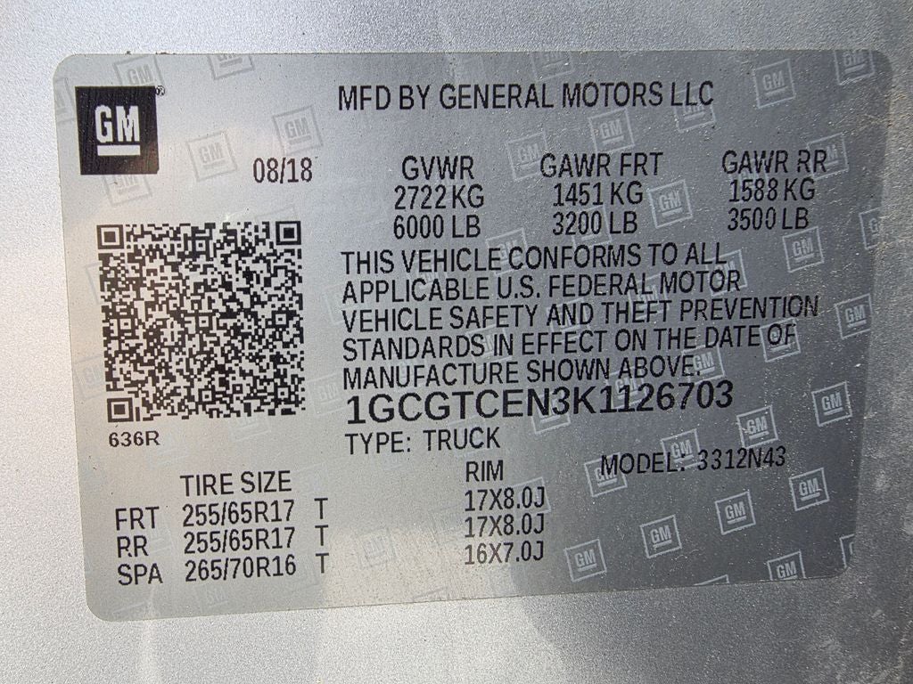 2019 Chevrolet Colorado LT