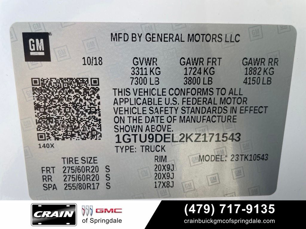 2019 GMC Sierra 1500 SLT