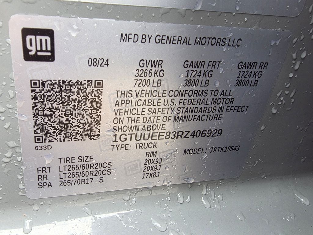 2024 GMC Sierra 1500 AT4