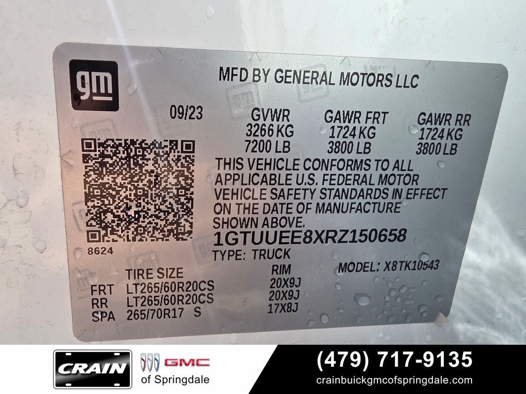 2024 GMC Sierra 1500 AT4 TECHNOLOGY PACKAGE
