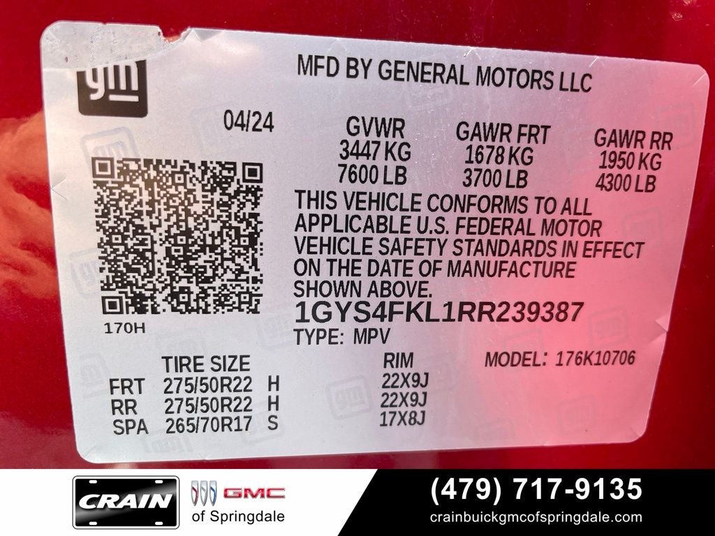 2024 Cadillac Escalade Sport ONYX PACKAGE/TOURING PACKAGE