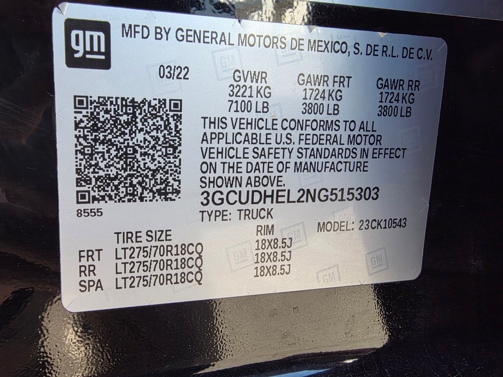 2022 Chevrolet Silverado 1500 ZR2