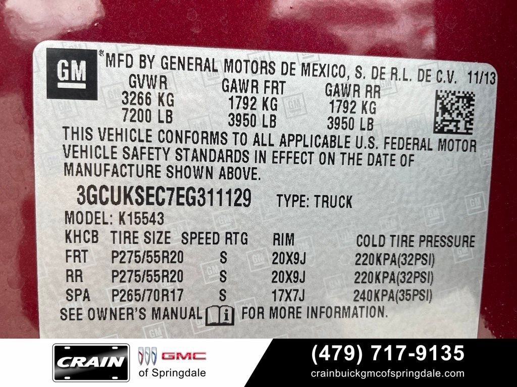 2014 Chevrolet Silverado 1500 LTZ 2LZ