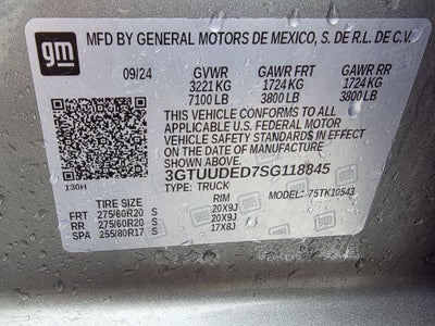 2025 GMC Sierra 1500 SLT