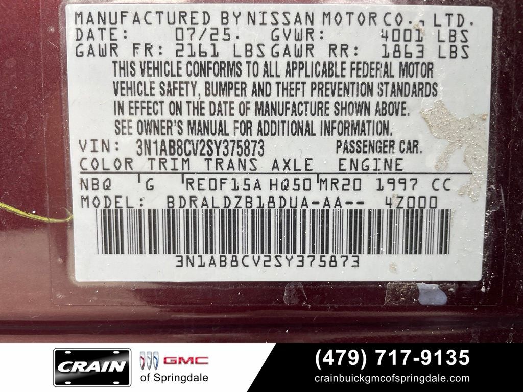 2025 Nissan Sentra SV