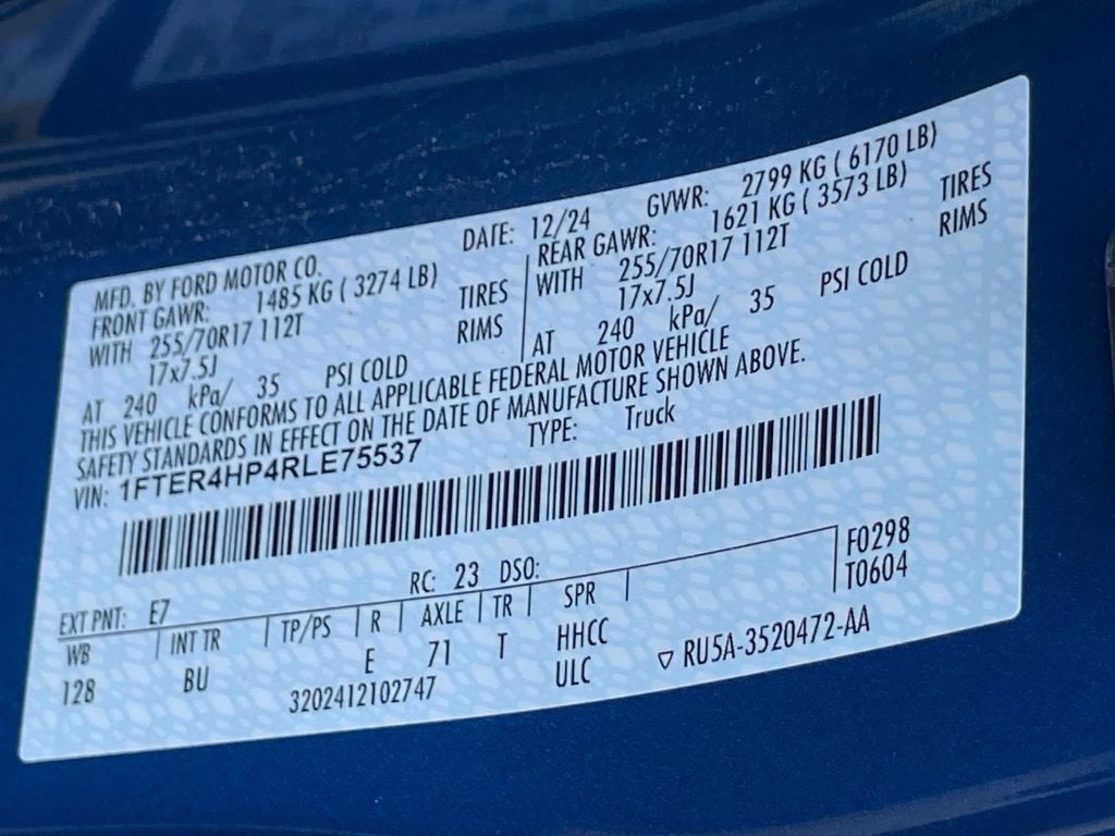 2024 Ford Ranger XLT