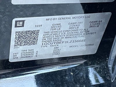 2020 Chevrolet Silverado 1500 Custom