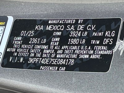 2025 Kia K4 LXS