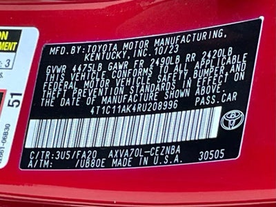 2024 Toyota Camry LE