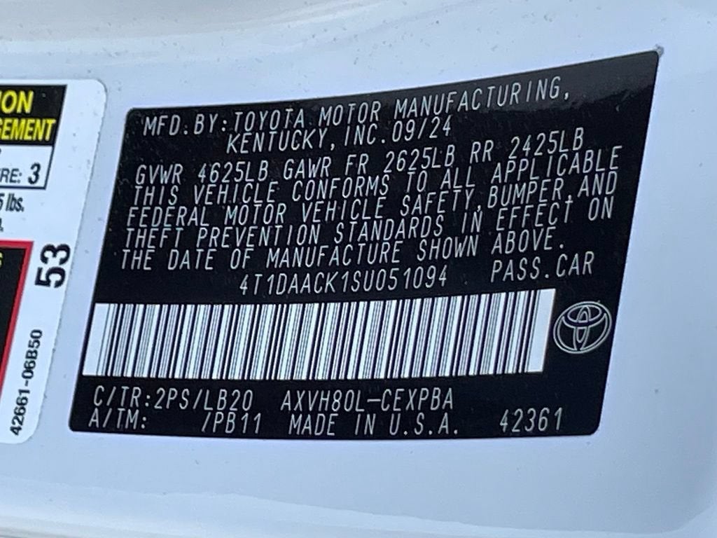 2025 Toyota Camry LE