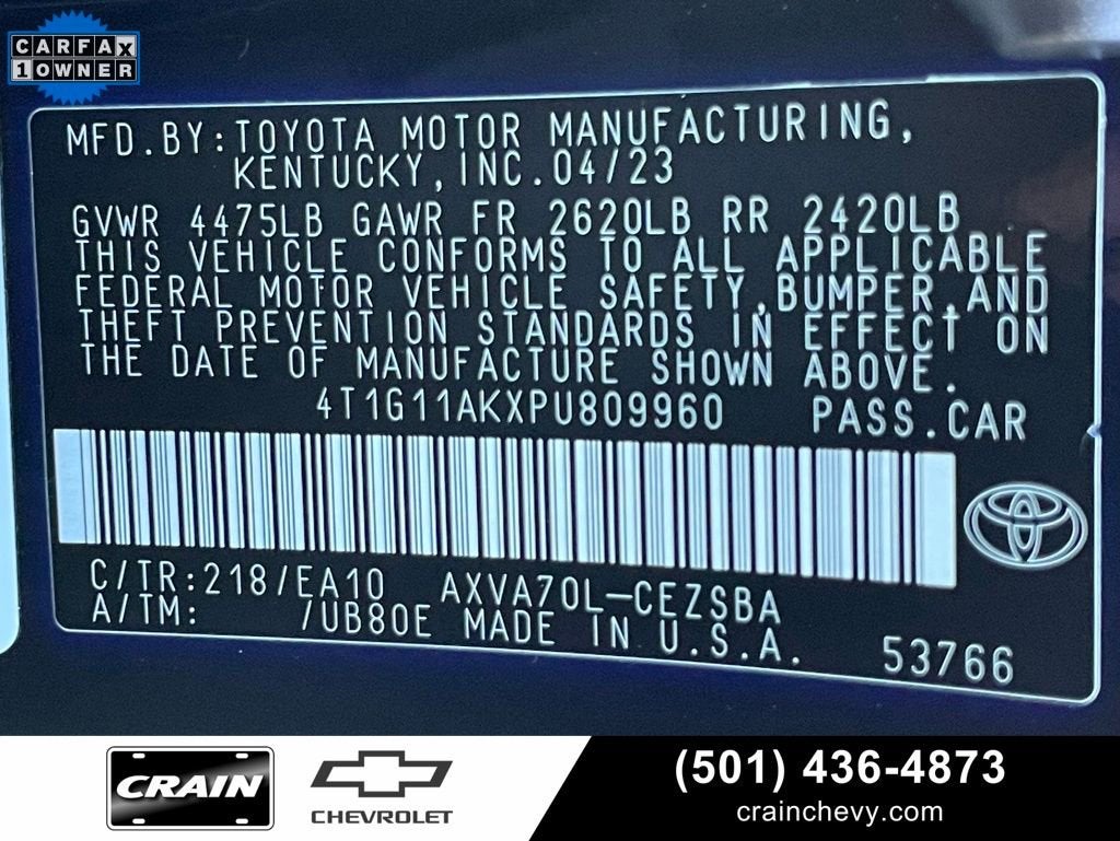 2023 Toyota Camry SE