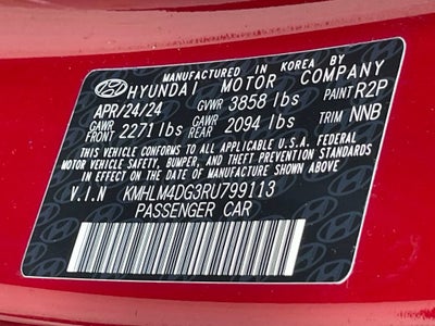 2024 Hyundai Elantra SEL