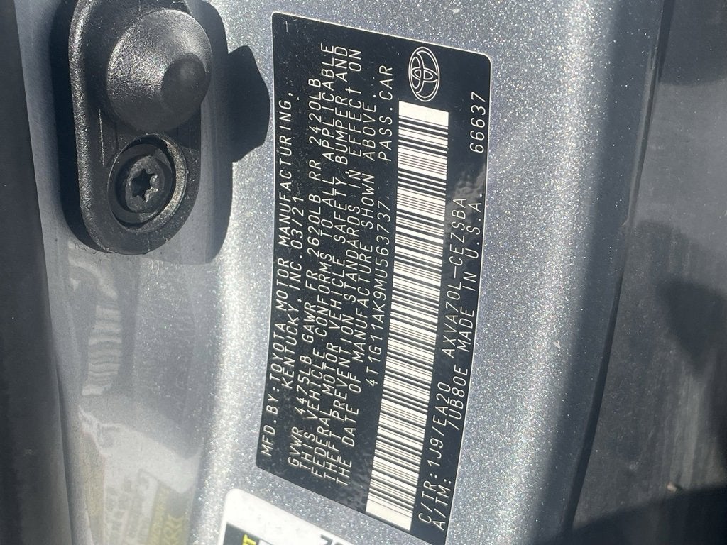 2021 Toyota Camry SE Nightshade