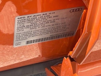 2025 Audi Q3 S line Premium