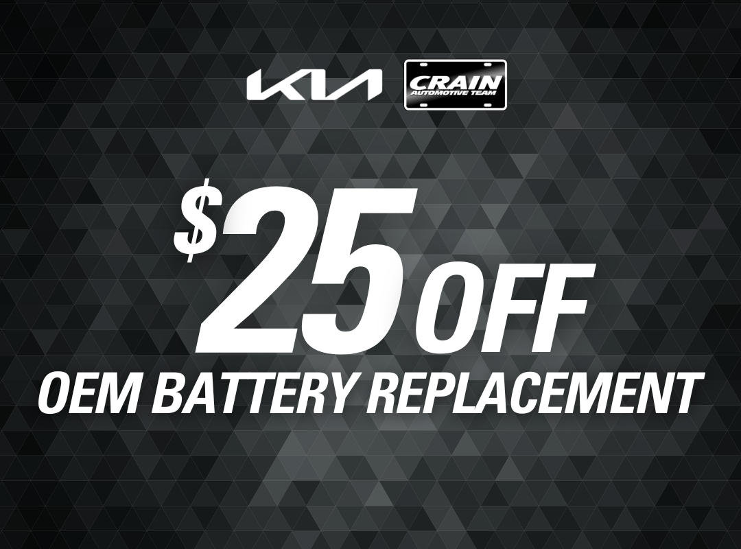 $25 Off OEM Battery Replacement