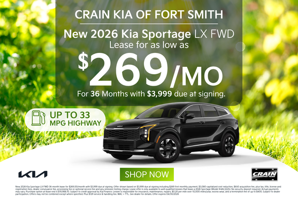 Browse Kia Sportage Inventory in Fort Smith, AR.