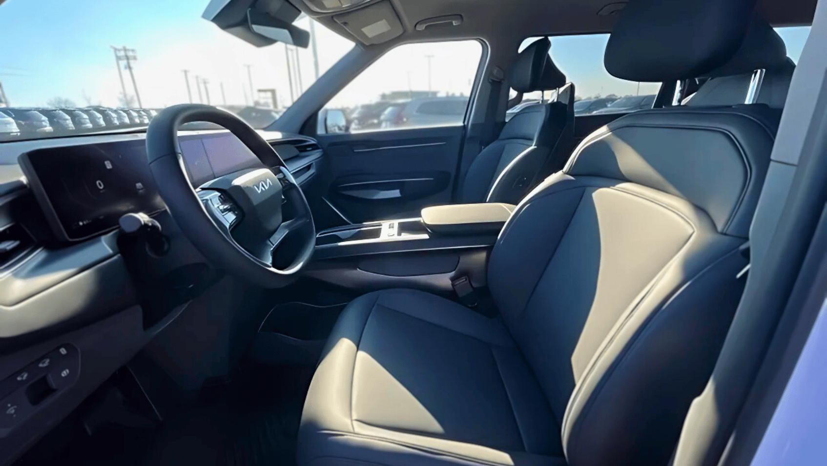 Interior View of the 2025 Kia EV9