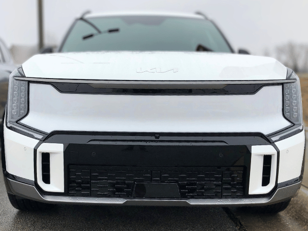 Front hood of EV9 at Crain Kia of Fort Smith