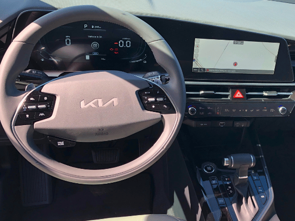 2024 Kia Niro steering wheel at Crain Kia of Fort Smith