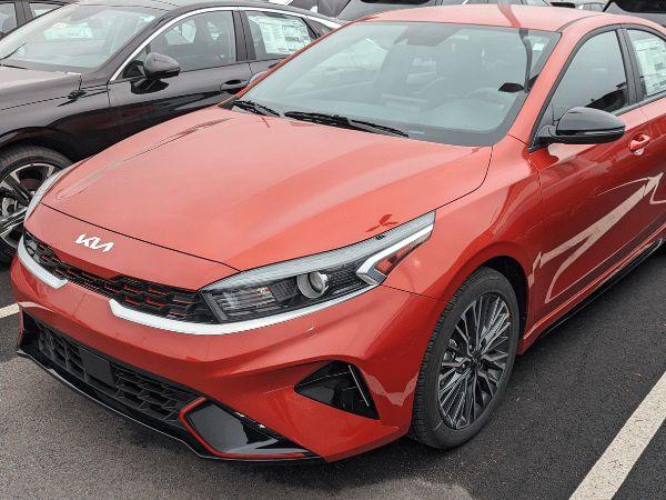 Red Kia Forte in Fort Smith, Ar