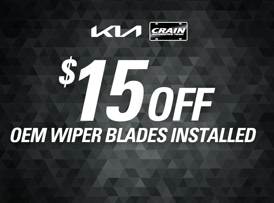 $15 Off OEM Wiper Blades Installed